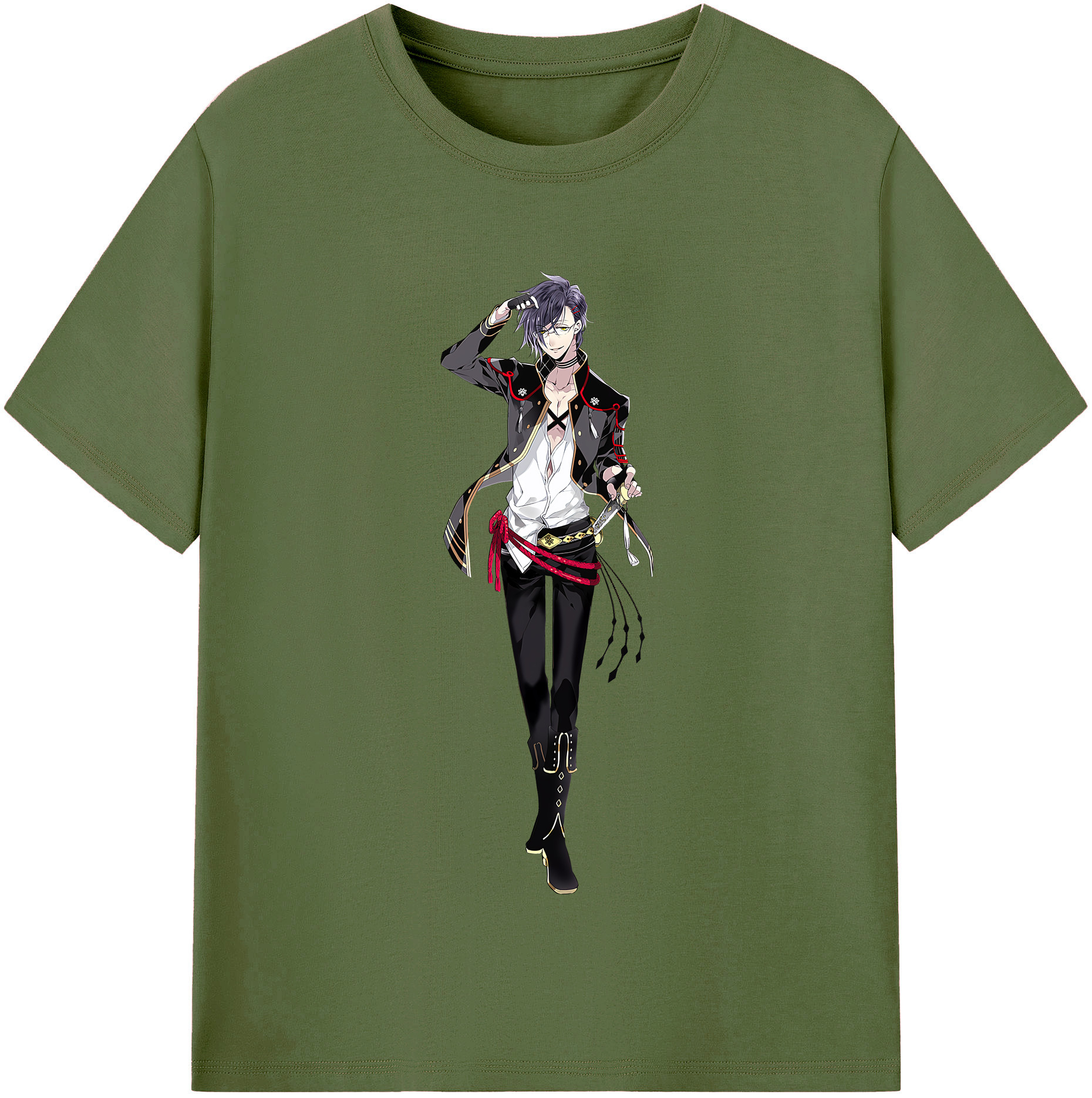 （画像用） 刀剣乱舞 Touken Ranbu 綿100％半袖Tシャツ（フロントプリント）